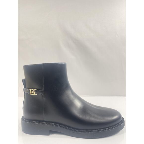 Michael Kors Mandy Bootie Boots Womens Size 8M Black Faux Leather Ankle Logo main image 2